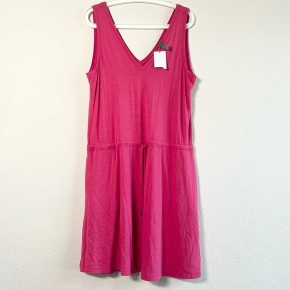 New Sweaty Betty Pink Take it Easy Drop Waist Dress Medium - Picture 2 of 8